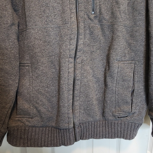 Mens Calvin Klein Full Zip Sweat Jacket Grey Size Large - Picture 8 of 8